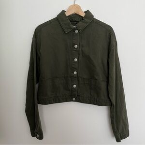 Urban Outfitters Green Denim Jacket